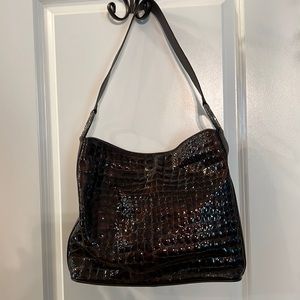 Brighton “Cher” Croc Embossed Purse